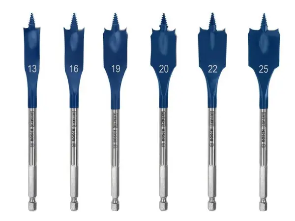Bosch EXPERT Self Cut Speed Spade Drill Bit Set - 6 Piece