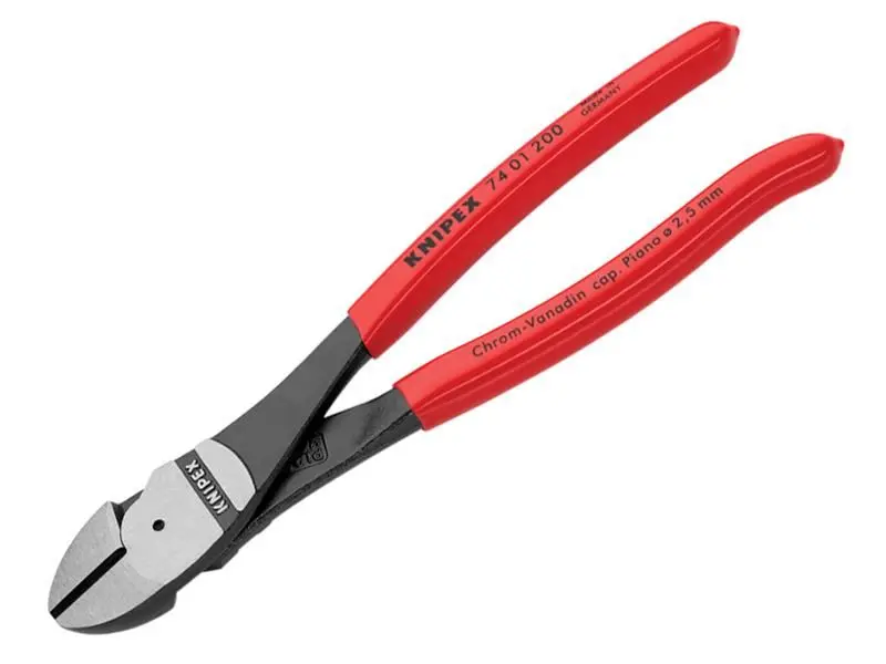 Knipex High-Leverage Diagonaaltang met PVC-greep, 200mm