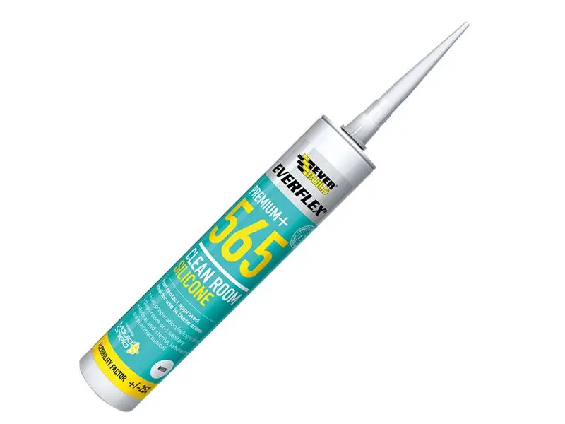 Everbuild Sika Clean Room Silicone C3 565, Hygienic Sealant