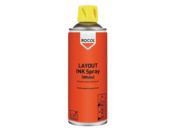 ROCOL Layout Ink Spray, White, 400ml
