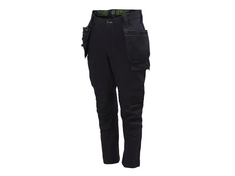 Pantalon holster extensible noir Apache Calgary, Taille 32 po, Longueur 31 po