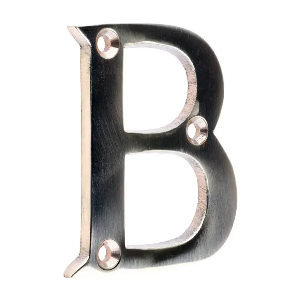 Timco - Γράμμα Πόρτας B από στερεό χαλκό, γυαλισμένο