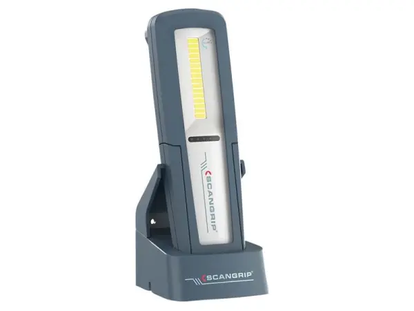 SCANGRIP UNIFORM Rechargeable LED Work Light with Charging Base, 200 Lumens