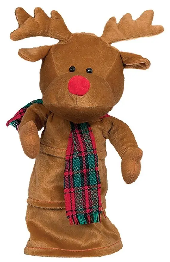 RARAION 뮤지컬 춤추는 순록 장식품: 징글벨 락, 30cm