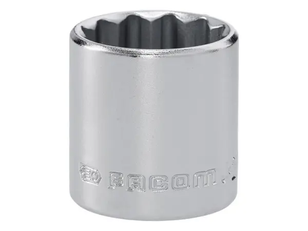 Facom 12 Point Standard Socket, 3/8in Drive - 21mm