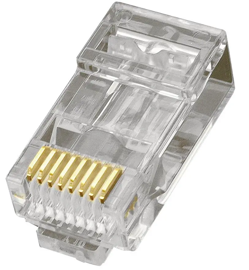 KAUDEN - Penyambung RJ45 HQ Laluan Lurus, Cat5e, 8P8C, Pek 10