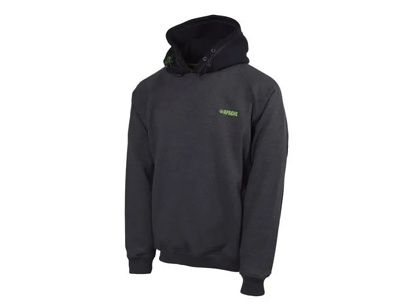 Apache Kingston Hooded Sweatshirt - Poly-Cotton, Brushed Fleece, Size L (41/43)