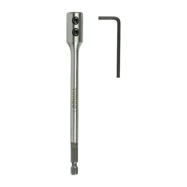 Timco 1/4” Flat Wood Bit Extension Rod, 150mm