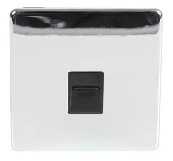 PRO ELEC Doppelpoliger Schalter 45A in poliertem Chrom