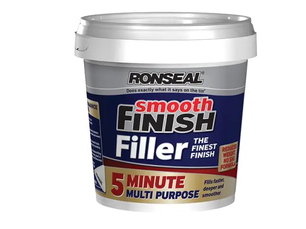 Ronseal Glad Afwerkingsvuller 5 Minuten Sneldrogend, 600ml