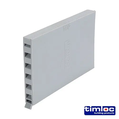 Timco Timloc Hohlwand-Entlüftung - Grau - 1143GR (Größe 65 x 10 x 100 - 50 Stk)