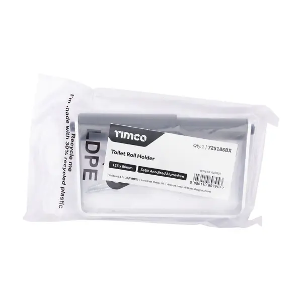 Timco - Βάφλι χαρτιού τουαλέτας τοίχου, αλουμινίου