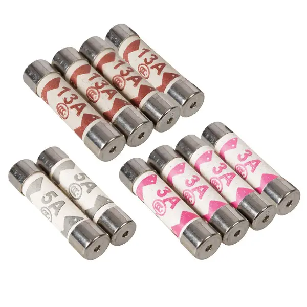 Powermaster Fuses 10-Pack - 3A, 5A & 13A