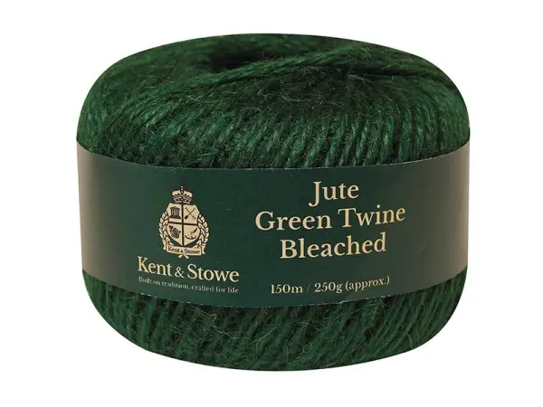 Corde en jute Kent & Stowe, vert blanchi, 150m (250g)