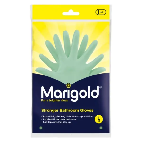 Marigold Stronger Bathroom Gloves, Large, 27 cm