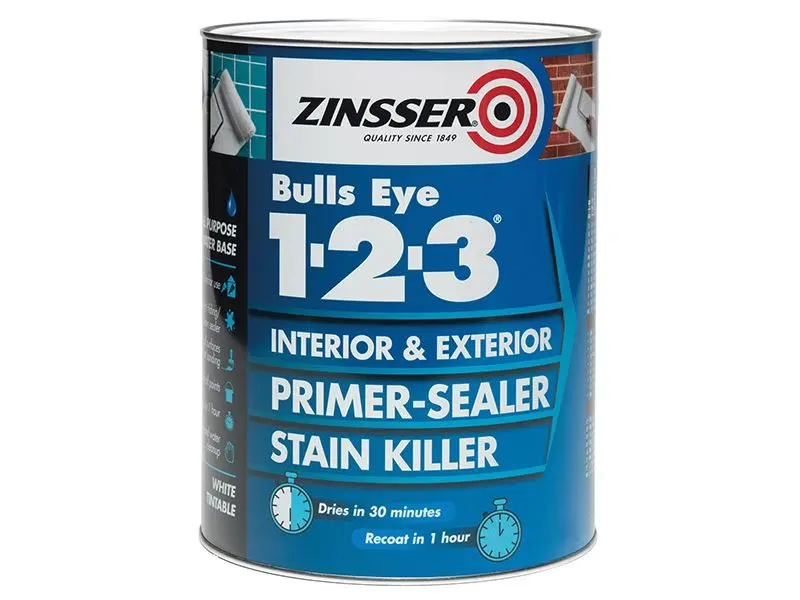 Zinsser Bulls Eye 1-2-3 Primer & Sealer, 500ml