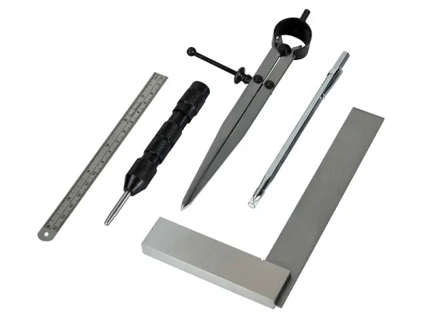 Faithfull 5-Piece Stainless Steel Marking & Measuring Set