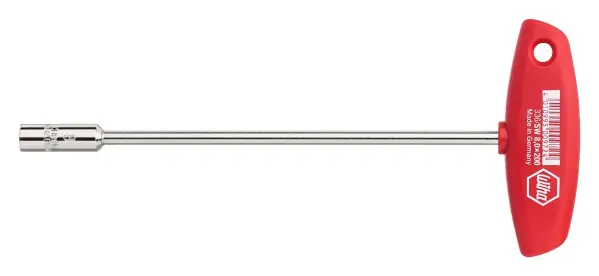 Wiha Metric T-Handle Hex Nut Driver - 7mm x 125mm