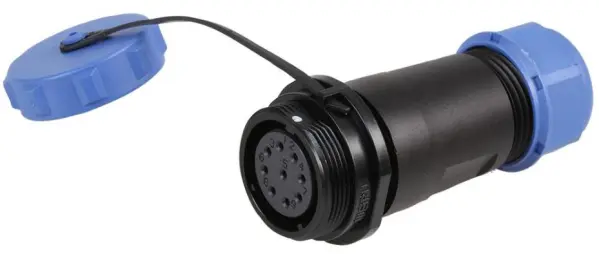 PRO ELEC Sócmhais Líne, 9-Poll Connector Snáithithe, IP68, 7-12mm