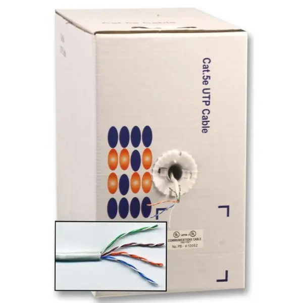 PRO POWER Cat5e 4 Pair Network Cable Grey 305m