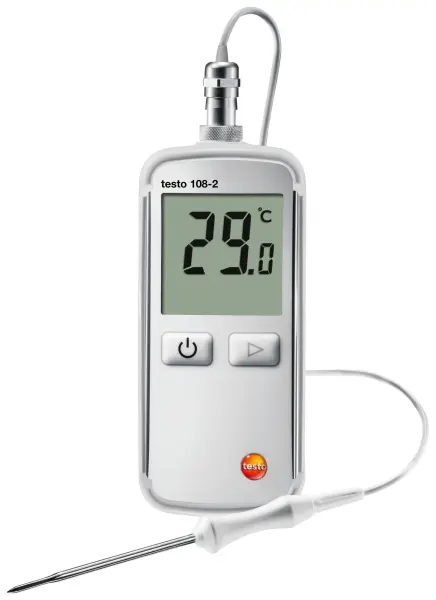 TESTO 108-2 Food Thermometer with Lockable Probe