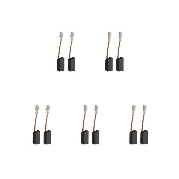 CarbonBr 碳刷 5套裝 (每套2件) 適用於FLEX K68 294853 尺寸: 6.3 X 8 X 15毫米
