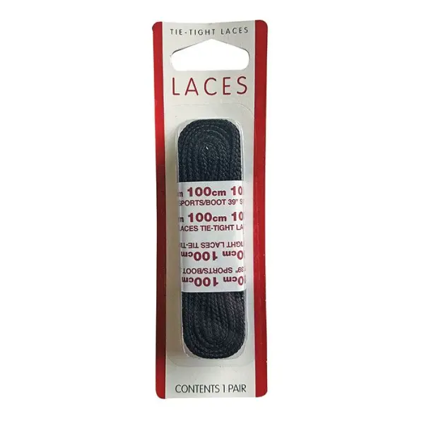 Flat Sports / Boot Lace, 100cm, Black