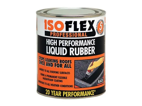 Ronseal Isoflex Liquid Rubber (Black) 750ml