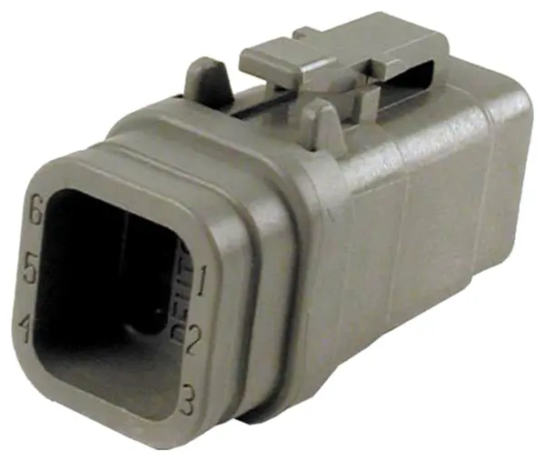 TE Connectivity DTM Automotive Connector Plug, 6 Way