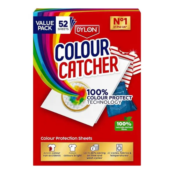Dylon Colour Catcher Color-Schutzblätter, 52 Stück