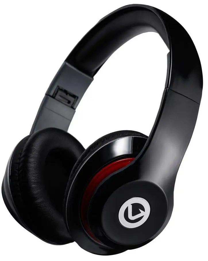 VOLKANO Auriculares Over-Ear con Micrófono, Negro