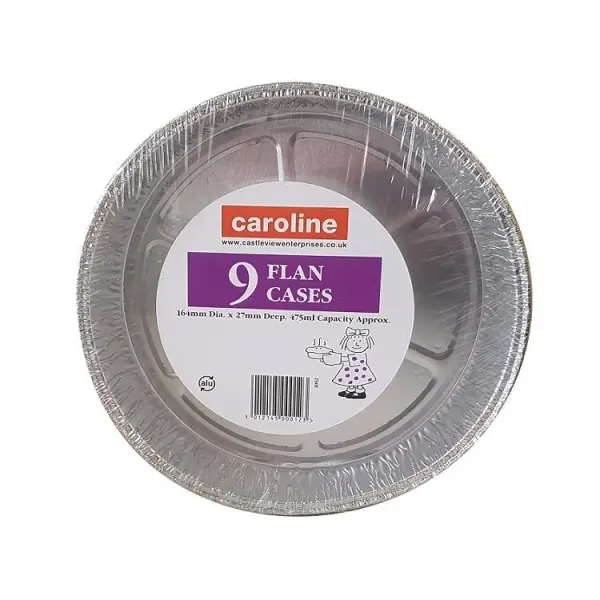 Caroline 鋁箔撻模 9件裝 475毫升 焗盤撻底