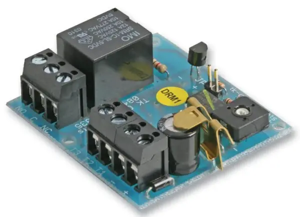 Module de temporisation à relâchement retardé HiLo, 6-28V CC, 10A