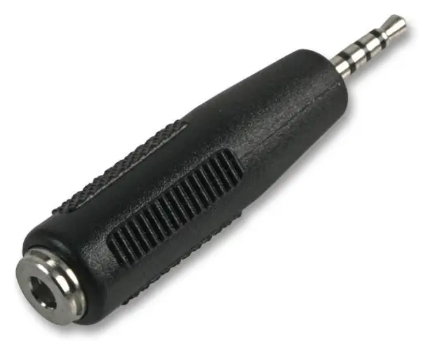 PRO SIGNAL 4-Pole 3.5mm to 2.5mm Jack Socket Adaptor