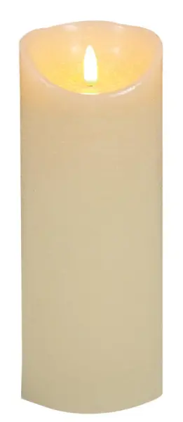 Vela LED Flickerbright Texturada RARAION, 23cm