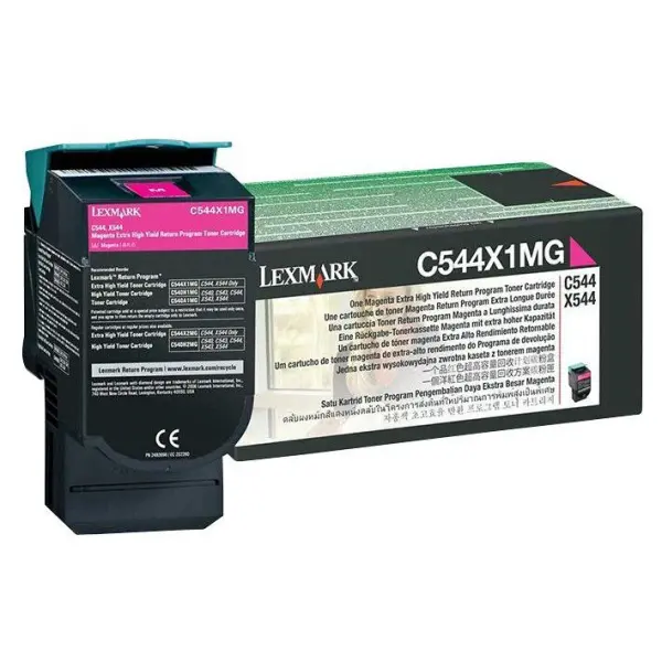 Lexmark Magenta Extra High Yield Toner Cartridge 4000 Pages