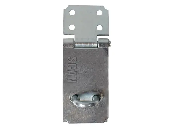 Scan Hasp and Staple 64mm, Zinc Plated Steel