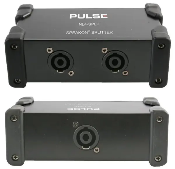 PULSE NL4 Speakon Splitter Box - 1 In, 2 Out