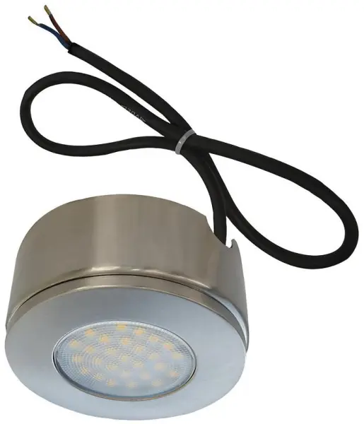 ETERNA 1.7W Round LED Cabinet Light, 70mm