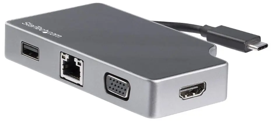 STARTECH - Gabhdán Ilchumhachtach USB-C le HDMI 4K, VGA & USB 3.0