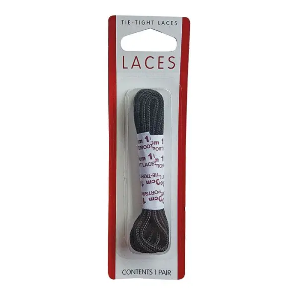 Fine Round Shoe Lace 100cm Black