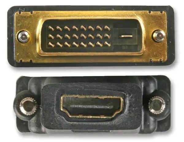 Pro Signal DVI Male to HDMI Female 골드 플래이트 어댑터