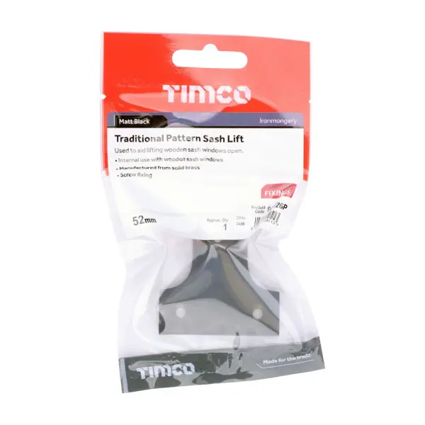 Timco 창문 들기 손잡이 - 매트 블랙