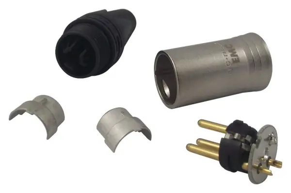 NEUTRIK NC3MXX-EMC Connettore XLR Maschio 3 Poli con Schermatura EMC