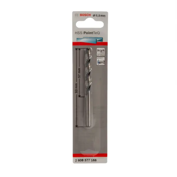 Bosch HSS PointTeQ Twist Drill Bit 5.5mm