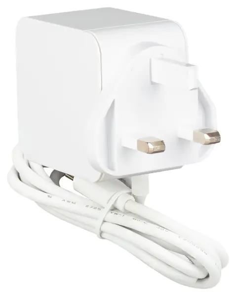 Raspberry Pi Official 45W USB-C Power Supply, UK Plug, White