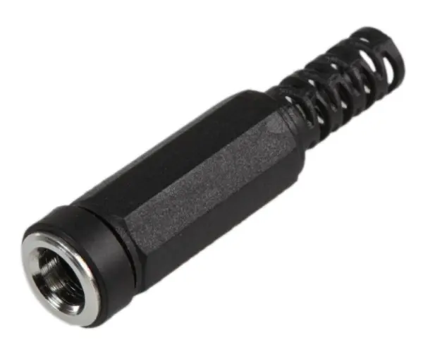 PRO SIGNAL 2.5mm Inline DC Socket with Strain Relief