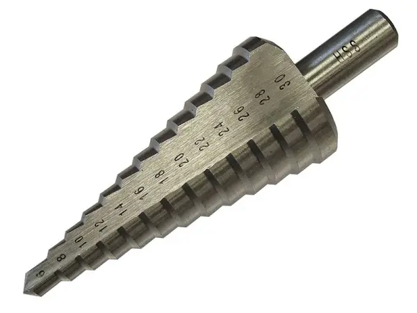 Faithfull HSS Step Drill Bit, 6-30mm in 2mm Increments