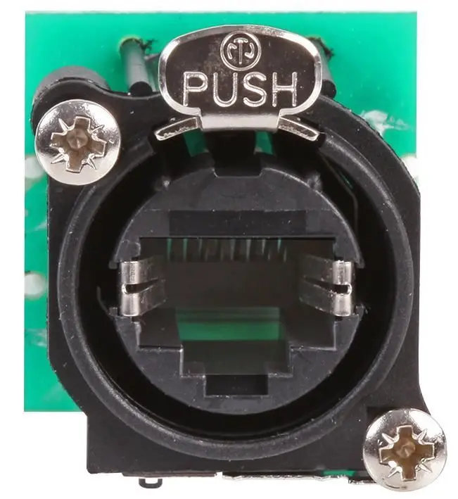 NEUTRIK Ethercon IDC Panel Socket, 8-Pole RJ45, Gold Contacts