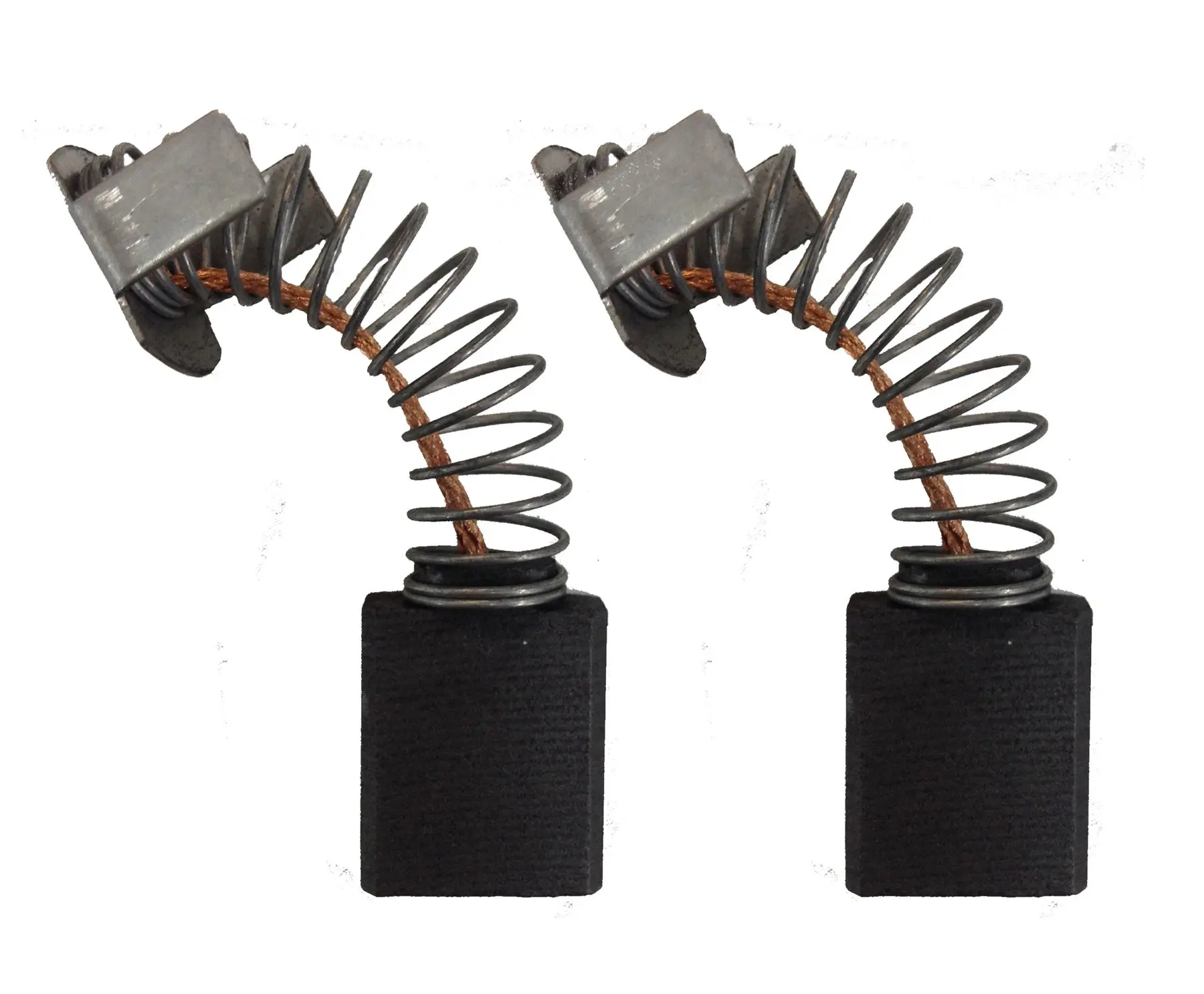 CarbonBr 2x Uhlíkové kartáče pro Ryobi Hammer, 6,3 x 13,3 x 18,5/17 mm